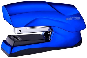 Office Heavy Duty Stapler, 40 Sheet Capacity, No Jam, Half Strip, Fits into the Palm of Your Hand, For Classroom, Office or Desk, Metallic Blue Office Heavy Duty Stapler, 40 Sheet Capacity, No Jam, Half Strip, Fits into the Palm of Your Hand, For Classroom, Office or Desk, Metallic Blue