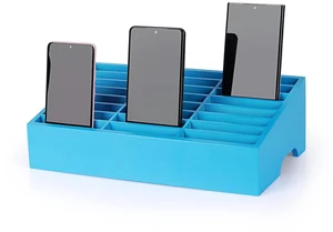 24-Grid Wooden Cell Phone Holder Desktop Organizer Storage Box, Cell Phone Rack Display, Phone Caddy Storage for Classroom Office Meeting Room 24-Grid Wooden Cell Phone Holder Desktop Organizer Storage Box, Cell Phone Rack Display, Phone Caddy Storage for Classroom Office Meeting Room