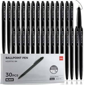 Pens Bulk, 30 Pack Pens Ballpoint, 1.0MM Black Ink Pens Retractable, Smooth Writing, No Bleed, Comfortable Grip for Home,Office & School Use Pens Bulk, 30 Pack Pens Ballpoint, 1.0MM Black Ink Pens Retractable, Smooth Writing, No Bleed, Comfortable Grip for Home,Office & School Use