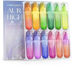 12 Pcs Pastel Highlighters, Highlighters Assorted Colors Set Quick Dry No Bleed Ink, Soft Chisel Tip, School Supplies for Girls, Back to School Supplies, Cute College Stationery 12 Pcs Pastel Highlighters, Highlighters Assorted Colors Set Quick Dry No Bleed Ink, Soft Chisel Tip, School Supplies for Girls, Back to School Supplies, Cute College Stationery