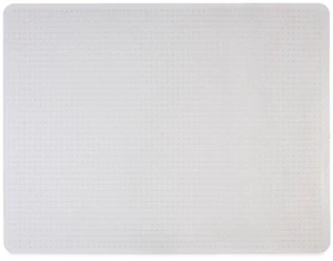 Office Chair Mat, Clear Floor Mats, Low-Pile Carpets, 60 x 46 Inch, Smooth Glide Smooth-glide protection for desk chairs on low-pile carpeted floors Office Chair Mat, Clear Floor Mats, Low-Pile Carpets, 60 x 46 Inch, Smooth Glide Smooth-glide protection for desk chairs on low-pile carpeted floors