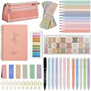 78-Piece Bible Study Supplies, Bible Journaling Kit for Women Bible journaling supplies with no-bleed highlighters, gel pens, tabs, bookmarks, cross clips, A5 journal and pencil case 78-Piece Bible Study Supplies, Bible Journaling Kit for Women Bible journaling supplies with no-bleed highlighters, gel pens, tabs, bookmarks, cross clips, A5 journal and pencil case