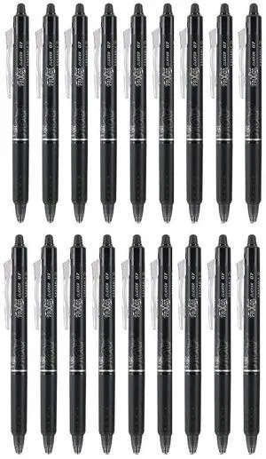 FriXion Clicker Erasable Pens, Fine Point 0.7 mm, Black Ink, 18-Pack FriXion Clicker Erasable Pens, Fine Point 0.7 mm, Black Ink, 18-Pack
