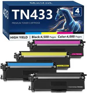 TN433 Toner Cartridge Set Replacement for Brother TN-433 TN431 MFC-L8900CDW for MFC-L8900CDW MFC-L8610CDW HL-L8360CDW HL-L8260CDW HL-L9310CDW MFC L8895CDW L8905CDW Printer Toner TN433 Toner Cartridge Set Replacement for Brother TN-433 TN431 MFC-L8900CDW for MFC-L8900CDW MFC-L8610CDW HL-L8360CDW HL-L8260CDW HL-L9310CDW MFC L8895CDW L8905CDW Printer Toner