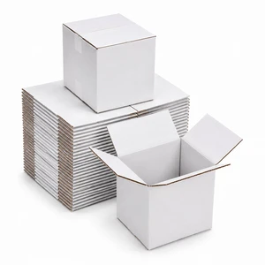 5x5x5 White Shipping Boxes for Small Business, Packing, Set of 35 Sturdy ECT 32 Corrugated Cardboard Mailer boxes, Easy Assembly, Recyclable for Mailing, Ecommerce Packing & Gift Packaging 5x5x5 White Shipping Boxes for Small Business, Packing, Set of 35 Sturdy ECT 32 Corrugated Cardboard Mailer boxes, Easy Assembly, Recyclable for Mailing, Ecommerce Packing & Gift Packaging