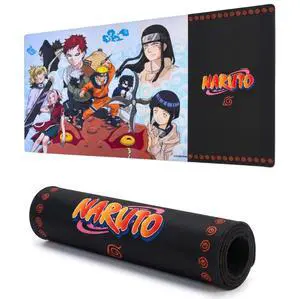 Naruto Large Gaming Mouse Pad 31"x15" XL Computer Desk Mat, Anime Keyboard Oversized 31x15in Naruto anime gaming mouse pad, smooth fabric top, stitched edges, non-slip rubber base Naruto Large Gaming Mouse Pad 31"x15" XL Computer Desk Mat, Anime Keyboard Oversized 31x15in Naruto anime gaming mouse pad, smooth fabric top, stitched edges, non-slip rubber base