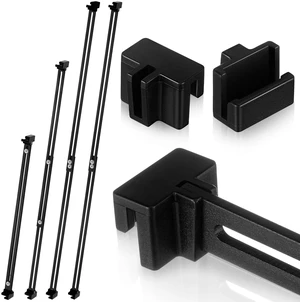 12 Pcs Metal Adjustable File Cabinet Rails Set, Black,18-32.5 Inch Include 8 Hanging File Rail Clips 4 Cabinet Dividers Bars Suitable for Cabinets with Drawer Thickness Less Than 1/8 Inch 12 Pcs Metal Adjustable File Cabinet Rails Set, Black,18-32.5 Inch Include 8 Hanging File Rail Clips 4 Cabinet Dividers Bars Suitable for Cabinets with Drawer Thickness Less Than 1/8 Inch
