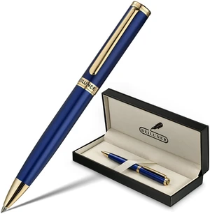 Blue Lacquer Gel Pen - Stunning Luxury Pen with 24K Gold Finish, ADMOK Black Refill, Executive Gift Set for Family & Friends, Writing, Fancy, Office, Retractable Pens Blue Lacquer Gel Pen - Stunning Luxury Pen with 24K Gold Finish, ADMOK Black Refill, Executive Gift Set for Family & Friends, Writing, Fancy, Office, Retractable Pens