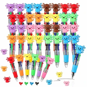 48 Pcs Axolotl Pens for Students, 4-in-1 Cute Pen Gifts Prize Gifts for Classroom, Smooth Writing, Retractable Design for Back to School Supplies Goodie Bags Stuffers 48 Pcs Axolotl Pens for Students, 4-in-1 Cute Pen Gifts Prize Gifts for Classroom, Smooth Writing, Retractable Design for Back to School Supplies Goodie Bags Stuffers