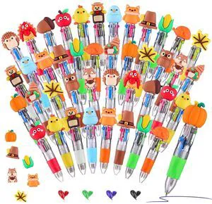 48 Packs Multicolor Pen in One Ballpoint Pens Bulk for Birthday Children's Party Classroom (Autumn) 48 Packs Multicolor Pen in One Ballpoint Pens Bulk for Birthday Children's Party Classroom (Autumn)