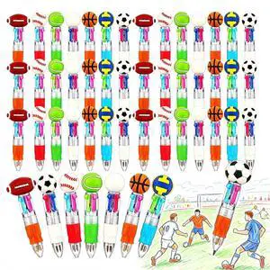 48 Packs Sports Multicolor Pen in One, Fun Pens for Kids Prize Gifts for Classroom, Smooth Writing, Retractable Design for Back to School Supplies Goodie Bags Stuffers 48 Packs Sports Multicolor Pen in One, Fun Pens for Kids Prize Gifts for Classroom, Smooth Writing, Retractable Design for Back to School Supplies Goodie Bags Stuffers