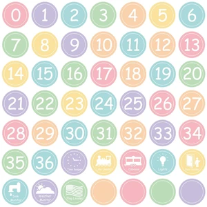 Colorful Line Up Spots for Classroom Floor Decorations, 52PCS 4" Number Stickers for Teachers, Vinyl Floor Dots Decals, Back to School Supplies for Preschool, Kindergarten (Pastel, 4") Colorful Line Up Spots for Classroom Floor Decorations, 52PCS 4" Number Stickers for Teachers, Vinyl Floor Dots Decals, Back to School Supplies for Preschool, Kindergarten (Pastel, 4")