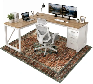 Office Chair Mat for Hardwood Floor/Tile Floor, 48"x60" Desk Chair Mat for Hard Floors, Under Desk Rug Protector for Rolling Computer Gaming Chairs, Anti Slip Machine Wash Low Pile Carpet Office Chair Mat for Hardwood Floor/Tile Floor, 48"x60" Desk Chair Mat for Hard Floors, Under Desk Rug Protector for Rolling Computer Gaming Chairs, Anti Slip Machine Wash Low Pile Carpet