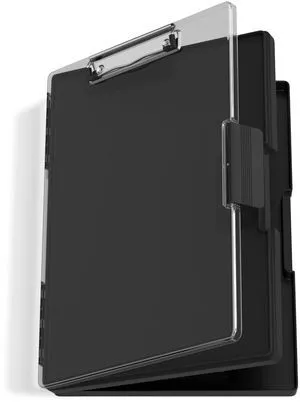 Clipboard with Storage, Black 8.5 x 11 Clip Board, Dual Compartmen Folder Nursing Side Opening, Heavy Duty Organization Box, Smooth Writing for Teachers, Classroom, Size 13.3 x 9.4 x 1.5 in Clipboard with Storage, Black 8.5 x 11 Clip Board, Dual Compartmen Folder Nursing Side Opening, Heavy Duty Organization Box, Smooth Writing for Teachers, Classroom, Size 13.3 x 9.4 x 1.5 in