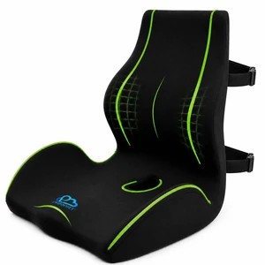 Ergonomic Memory Foam Seat Cushion for Office Chair, Car Seat, Dining, Gaming Chair & Wheelchair, Full Back & Lumbar Support Pillow One Piece, Back Pain Relief, Coccyx, Tailbone & Sciatica Pain Relief Ergonomic Memory Foam Seat Cushion for Office Chair, Car Seat, Dining, Gaming Chair & Wheelchair, Full Back & Lumbar Support Pillow One Piece, Back Pain Relief, Coccyx, Tailbone & Sciatica Pain Relief