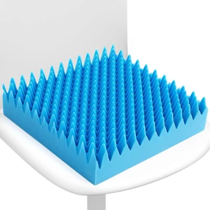 1 Pcs Egg Foam Pad,18 X 16 X 4 Inches Egg-Shaped,Blue Egg Seat Cushions Crate for Chairs, Convoluted Foam Relieves Pressure, Breathable Design, For Wheelchair Office Car Seats 1 Pcs Egg Foam Pad,18 X 16 X 4 Inches Egg-Shaped,Blue Egg Seat Cushions Crate for Chairs, Convoluted Foam Relieves Pressure, Breathable Design, For Wheelchair Office Car Seats