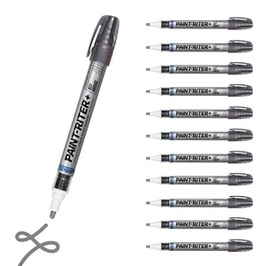 96967 Paint-Riter+ Oily Surface Liquid Paint Marker, Versatile Surface Compatibility, Bold Mark Size 1.8", Silver 12-Pack 96967 Paint-Riter+ Oily Surface Liquid Paint Marker, Versatile Surface Compatibility, Bold Mark Size 1.8", Silver 12-Pack