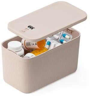 Lockable Storage Box,Medicine Lock Box Travel Case,Refrigerator Bin Container for Food,Medicines,Snacks,Locking Mobile Cell Phone Device Jail,Lockbox for Office,Home,School,Father Gift (Cream Plus) Lockable Storage Box,Medicine Lock Box Travel Case,Refrigerator Bin Container for Food,Medicines,Snacks,Locking Mobile Cell Phone Device Jail,Lockbox for Office,Home,School,Father Gift (Cream Plus)