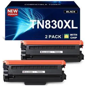 TN830XL Toner Cartridge Replacement for Brother TN830 XL TN-830XL 2 Black Compatible with Brother DCP L2640DW HL L2405W L2420DW L2460DW L2465DW L2480DW MFC L2820DW L2900DW Printer (New Version) TN830XL Toner Cartridge Replacement for Brother TN830 XL TN-830XL 2 Black Compatible with Brother DCP L2640DW HL L2405W L2420DW L2460DW L2465DW L2480DW MFC L2820DW L2900DW Printer (New Version)