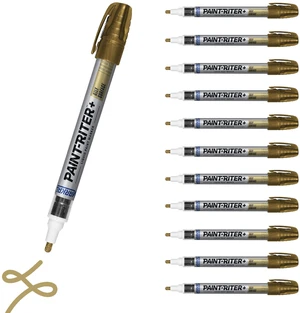 96972 Paint-Riter+ Oily Surface Liquid Paint Marker, Versatile Surface Compatibility, Bold Mark Size 1.8", Gold 12-Pack 96972 Paint-Riter+ Oily Surface Liquid Paint Marker, Versatile Surface Compatibility, Bold Mark Size 1.8", Gold 12-Pack