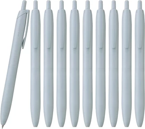 Uni Jetstream Single Ballpoint Pen, Equipped with 0.5mm Lite Touch Ink (Black), Light Blue, SXNLS05.8, Set of 10 Uni Jetstream Single Ballpoint Pen, Equipped with 0.5mm Lite Touch Ink (Black), Light Blue, SXNLS05.8, Set of 10