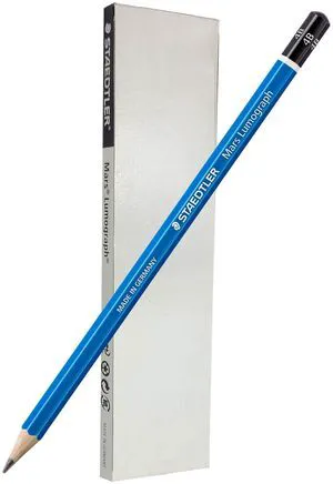 Mars Lumograph 4B Graphite Art Drawing Pencil, 6 Pencils for Sketching and Shading, Break-Resistant Premium Woodcase Drawing Pencils, 6-Piece Set Mars Lumograph 4B Graphite Art Drawing Pencil, 6 Pencils for Sketching and Shading, Break-Resistant Premium Woodcase Drawing Pencils, 6-Piece Set