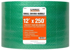 Enviro-Bubble - Bulk Roll 250' of Small Bubble Padding & Protection for Fragile Decor, Dishes, Glassware, Frames, & More- 1 Roll Enviro-Bubble - Bulk Roll 250' of Small Bubble Padding & Protection for Fragile Decor, Dishes, Glassware, Frames, & More- 1 Roll