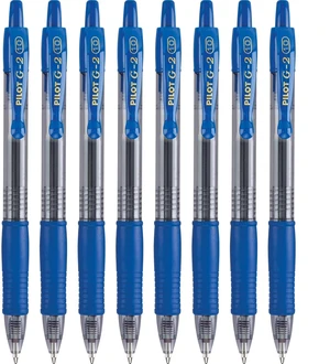 G2 Premium Refillable and Retractable Rolling Ball Gel Pens, Bold Point, Blue, 8-Pack (15319) G2 Premium Refillable and Retractable Rolling Ball Gel Pens, Bold Point, Blue, 8-Pack (15319)