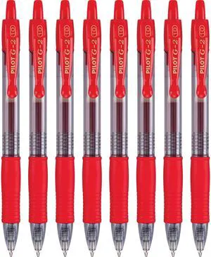G2 Premium Gel Roller Pens, Bold Point 1 mm, Red Pens, Pack of 8 G2 Premium Gel Roller Pens, Bold Point 1 mm, Red Pens, Pack of 8