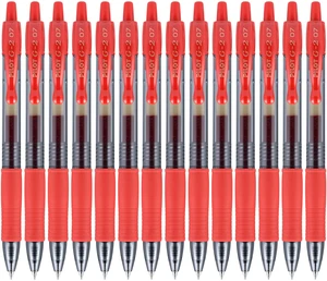 G2 Premium Rolling Ball Gel Pens, 0.7 mm, Red Ink Pens, 14-Pack G2 Premium Rolling Ball Gel Pens, 0.7 mm, Red Ink Pens, 14-Pack