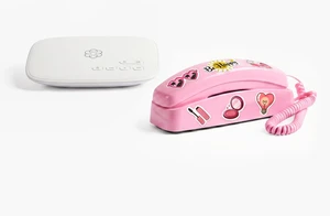 MyPhone by Landline Phone Service for Kids, Pink Phone Screen-free calling, Trusted Circle, Quiet Hours, Address-based 911 MyPhone by Landline Phone Service for Kids, Pink Phone Screen-free calling, Trusted Circle, Quiet Hours, Address-based 911