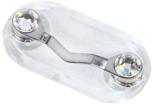 Magnetic Eyeglass Holder, Eyewear Accessory, Clip for Sunglasses, Safety Glasses, Glasses Holders for Women, USA Made (Stainless Steel + Crystals) Magnetic Eyeglass Holder, Eyewear Accessory, Clip for Sunglasses, Safety Glasses, Glasses Holders for Women, USA Made (Stainless Steel + Crystals)