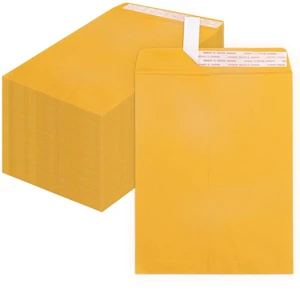 250 Pack 10x13 Manilla Envelopes Self Seal, Yellow Brown, 100 GSM Paper, Peel & Seal Closure, For Mailing, Organizing and Storage 250 Pack 10x13 Manilla Envelopes Self Seal, Yellow Brown, 100 GSM Paper, Peel & Seal Closure, For Mailing, Organizing and Storage