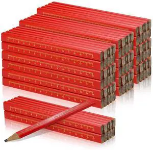 100 Pcs Carpenter Pencils, Octagonal Hard Black Carpenter Pencils for Woodworking Marking & Construction Plans 100 Pcs Carpenter Pencils, Octagonal Hard Black Carpenter Pencils for Woodworking Marking & Construction Plans
