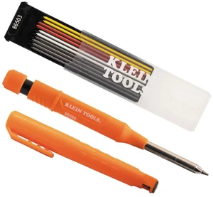 80189 Skribes 2.8 mm Mechanical Carpenter Pencil with Built-In Sharpener and 10-Pack Assorted Color Leads, for Deep Hole Marking for Woodworking and Construction 80189 Skribes 2.8 mm Mechanical Carpenter Pencil with Built-In Sharpener and 10-Pack Assorted Color Leads, for Deep Hole Marking for Woodworking and Construction