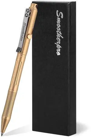Solid Brass Bolt Action Pen,Natural Weighted Metal Body Supports Steady Writing, with Refillable Design for Office Notes, Signatures, and Daily Carry Solid Brass Bolt Action Pen,Natural Weighted Metal Body Supports Steady Writing, with Refillable Design for Office Notes, Signatures, and Daily Carry