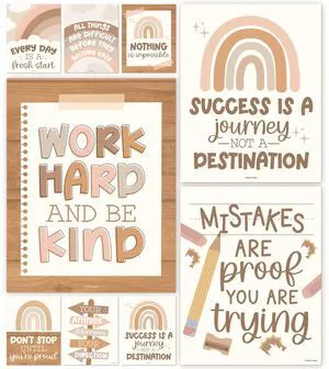 Motivational Poster for Classroom Decor Teacher Must Haves School Posters Boho Growth Mindset Posters, Inspirational Wall Decor Middle School, Elementary Bulletin Board Decorations Motivational Poster for Classroom Decor Teacher Must Haves School Posters Boho Growth Mindset Posters, Inspirational Wall Decor Middle School, Elementary Bulletin Board Decorations