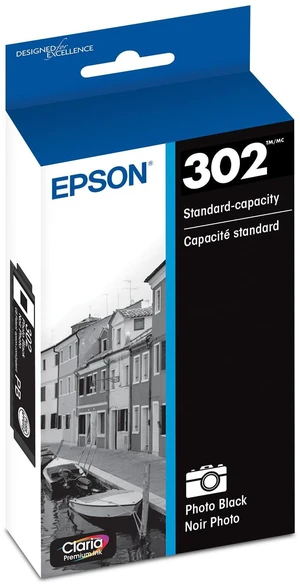 302 Claria Premium Ink Standard Capacity Photo Black Cartridge (T302120-S) Works with Expression XP-6000, 6100 302 Claria Premium Ink Standard Capacity Photo Black Cartridge (T302120-S) Works with Expression XP-6000, 6100