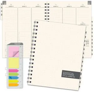 ESSENTIAL 2026-2027 Monthly & Weekly Planner with Tabs, 7"x9": 14 Months (May 2026 - June 2027), Professional, Simple, Easy-to-Use Design and Frosted Poly Cover for Extra Protection (Frosted) ESSENTIAL 2026-2027 Monthly & Weekly Planner with Tabs, 7"x9": 14 Months (May 2026 - June 2027), Professional, Simple, Easy-to-Use Design and Frosted Poly Cover for Extra Protection (Frosted)