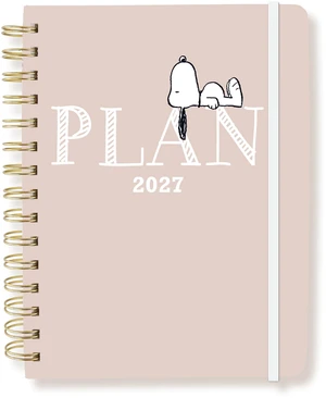 Peanuts 18 Month Planner, July 2026 Dec. 2027, Hardbound Spiral Planner with Monthly Tabs, Holidays & Reminder Stickers, 6 x 8 Peanuts 18 Month Planner, July 2026 Dec. 2027, Hardbound Spiral Planner with Monthly Tabs, Holidays & Reminder Stickers, 6 x 8