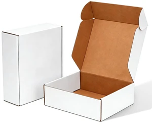 20 Pack 12x9x3 Inch White Shipping Boxes, Corrugated Cardboard Mailer Boxes for Small Business Packaging, Easy-to-Fold Design for Mailing, Gift Wrapping, and Everyday Organizing 20 Pack 12x9x3 Inch White Shipping Boxes, Corrugated Cardboard Mailer Boxes for Small Business Packaging, Easy-to-Fold Design for Mailing, Gift Wrapping, and Everyday Organizing