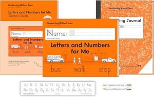 Kindergarten Printing Set, Workbook/Guide/Journal Printing lessons for capitals, lowercase letters, numbers; books, tiny pencils & desk strip; ages 5+; homeschool, tutor, OT Kindergarten Printing Set, Workbook/Guide/Journal Printing lessons for capitals, lowercase letters, numbers; books, tiny pencils & desk strip; ages 5+; homeschool, tutor, OT