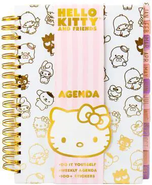 Journal Set, Cute School Supplies, Stationary Kit for Girls, Diary and Accessories, Hello Kitty Pink Gold Foil Journal Journal Set, Cute School Supplies, Stationary Kit for Girls, Diary and Accessories, Hello Kitty Pink Gold Foil Journal