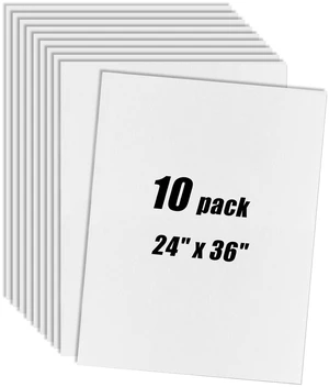 10 Pack Corrugated Plastic Board for Indoor and Outdoor Use, 4 Mm Thick Poster Board, 24x36 Inches, White Plastic Sheets, Waterproof Coroplast Sheets and Blank Yard Signs 10 Pack Corrugated Plastic Board for Indoor and Outdoor Use, 4 Mm Thick Poster Board, 24x36 Inches, White Plastic Sheets, Waterproof Coroplast Sheets and Blank Yard Signs
