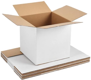 Small Shipping Boxes 8x8x8 Set of 6 White Corrugated Cardboard, Box for Packaging Small Business Mailing Moving Gifts Wrap, Easy Assemble Small Shipping Boxes 8x8x8 Set of 6 White Corrugated Cardboard, Box for Packaging Small Business Mailing Moving Gifts Wrap, Easy Assemble