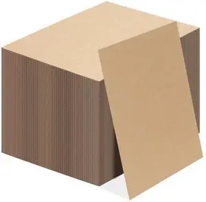8.5x11 Corrugated Cardboard Sheets Set of 100, Flat Card Boards Inserts for Crafts, Packing, Shipping, Moving, Mailing 8.5x11 Corrugated Cardboard Sheets Set of 100, Flat Card Boards Inserts for Crafts, Packing, Shipping, Moving, Mailing