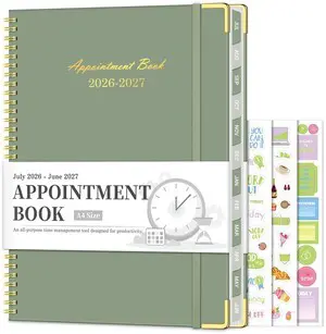 Appointment Book 2026-2027, 30-Minute Interval Hourly Planner, 8.5"×11" July 2026 - June 2027, Weekly & Monthly Appointment Planner, Daily Academic Planner for Office School, Green Appointment Book 2026-2027, 30-Minute Interval Hourly Planner, 8.5"×11" July 2026 - June 2027, Weekly & Monthly Appointment Planner, Daily Academic Planner for Office School, Green