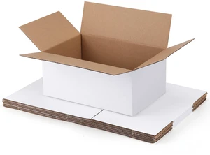 Small Shipping Boxes 10x7x5 Set of 6 White Corrugated Cardboard, Box for Packaging Small Business Mailing Moving Gifts Wrap, Easy Assemble Small Shipping Boxes 10x7x5 Set of 6 White Corrugated Cardboard, Box for Packaging Small Business Mailing Moving Gifts Wrap, Easy Assemble