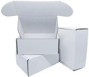 Small White Box 6 x 4 x 3 Inch 50 Pack Shipping Boxes for Packaging,Packing,Mailers Storage, Small Business, Moving, Supplies,Recyclable Corrugated,Quick Fold,Tab Locking Small White Box 6 x 4 x 3 Inch 50 Pack Shipping Boxes for Packaging,Packing,Mailers Storage, Small Business, Moving, Supplies,Recyclable Corrugated,Quick Fold,Tab Locking