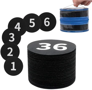 Black Carpet Spots Markers for Classroom - 36 Pcs 4 Inch Floor Sitting Dots with Numbers for Preschool Kindergarten Elementary Black Carpet Spots Markers for Classroom - 36 Pcs 4 Inch Floor Sitting Dots with Numbers for Preschool Kindergarten Elementary